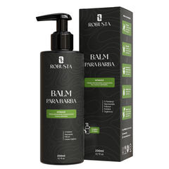 Balm para Barba 200ml Robusta versão Nômade, embalagem em fundo branco