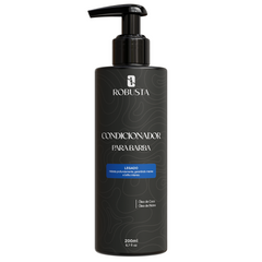 Condicionador para Barba 200ml Robusta versão Legado, embalagem em fundo branco