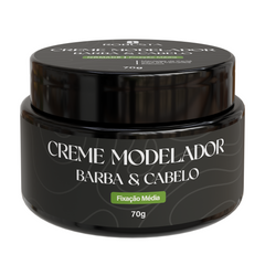 Creme Modelador para Barba e Cabelo 70g Robusta versão Nômade, embalagem em fundo branco