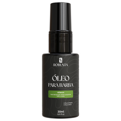Óleo para Barba 30ml Robusta versão Nômade, embalagem em fundo branco