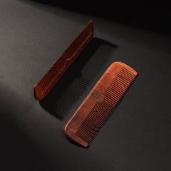 Pente Clássico de Madeira para Barba Robusta, foto do produto