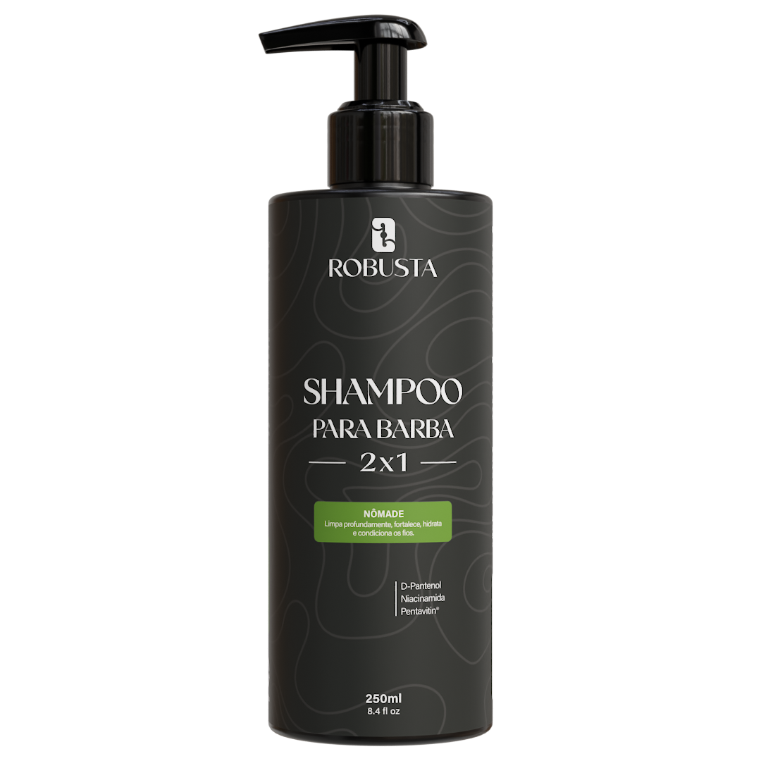 Shampoo 2 em 1 para Barba 250ml